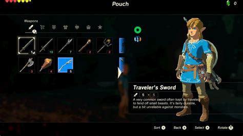 The Legend of Zelda: Breath of the Wild – Equipment .
